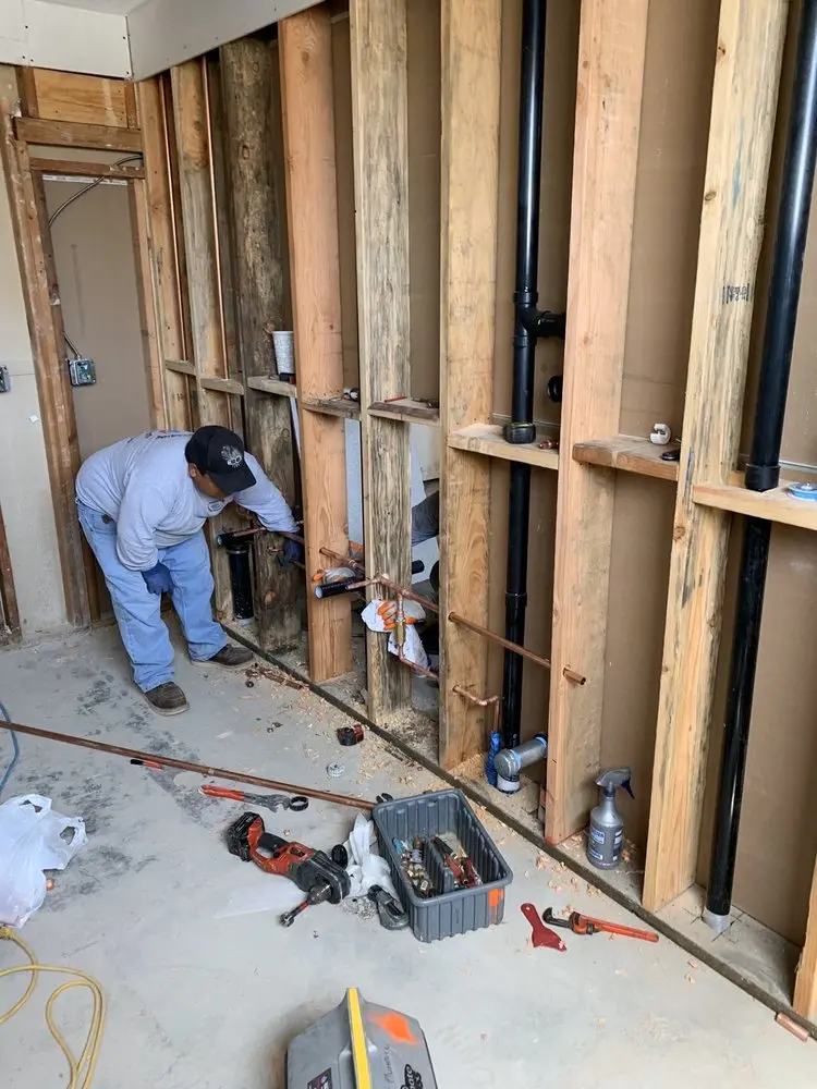 Commercial rough-in plumbing for Water Heater Replacement in North Beacon Hill
